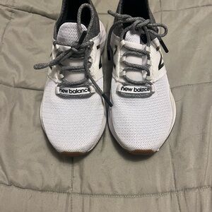 New Balance Mesh Sneakers in White and Gray